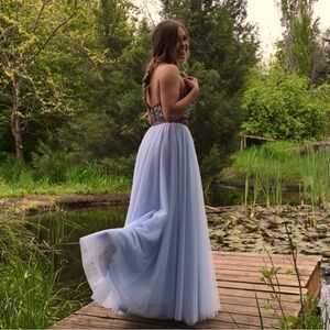 Sherri Hill two-piece prom dress